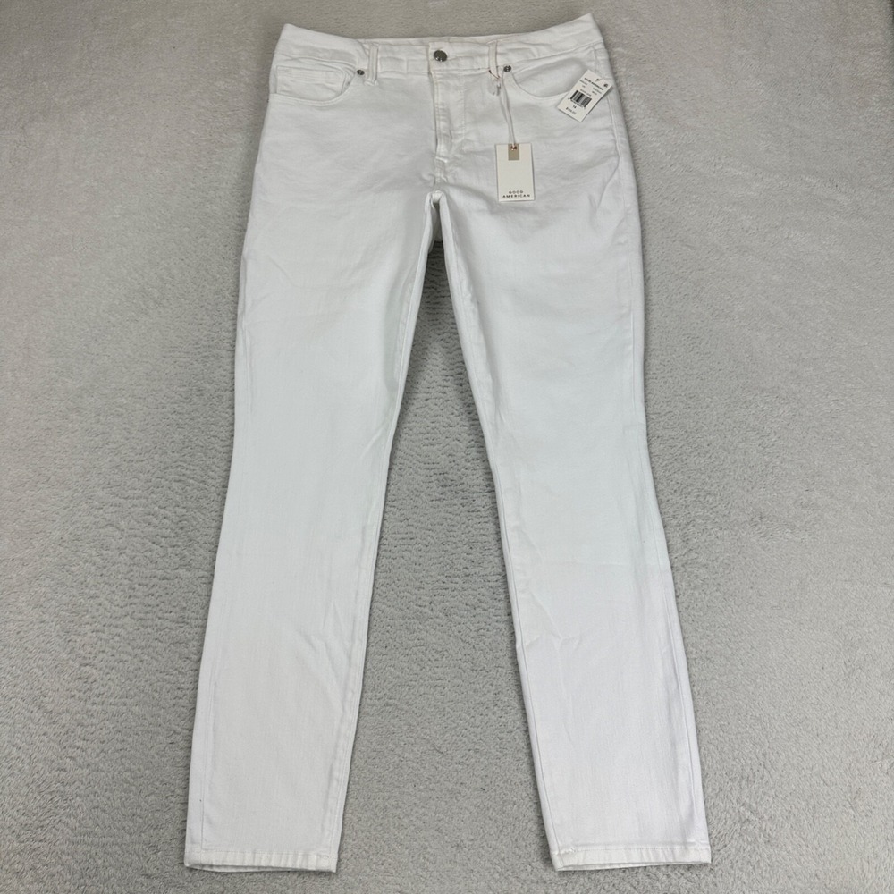 Good American‎ Good Legs White Jeans Women 14 / 32 (ACTUAL 32x29) New 129$ Flaws